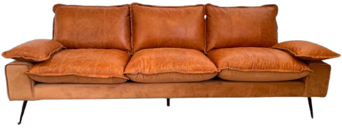 Sofa pele laranja- DARMA